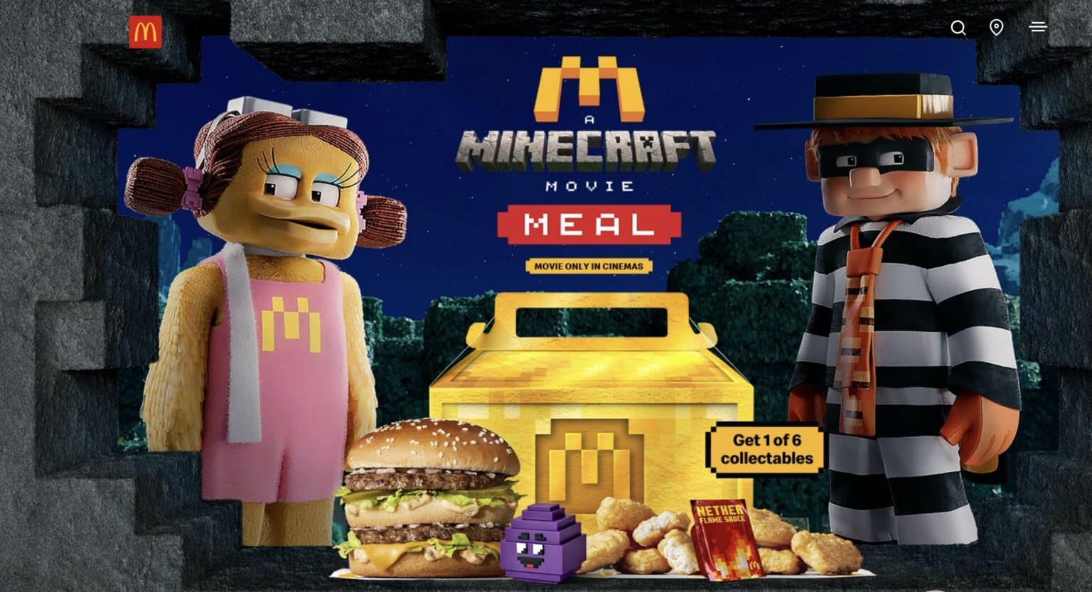 McDonald's Australia Minecraft Meal & Toy Code Numbers